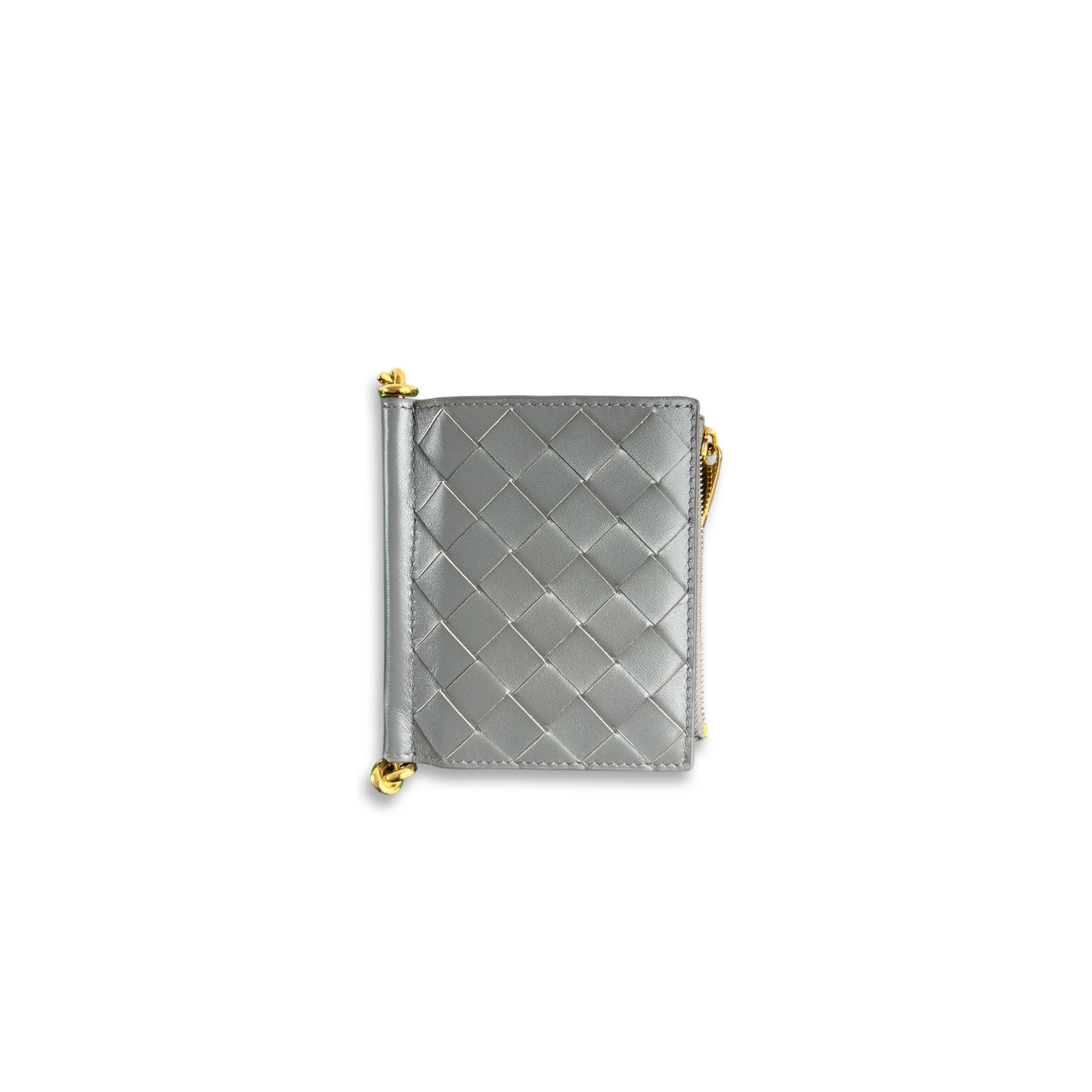 BOTTEGA VENETA SSOLSTICE SMALL BI-FOLD WALLET 788055 (11.5*10*1cm)